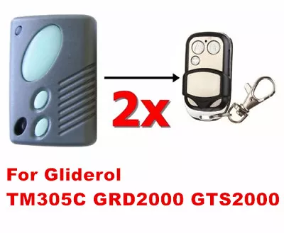 2 X Gliderol TM305C GRD2000 GTS2000 Garage Gate Door Remote Control Replacement • $23.95