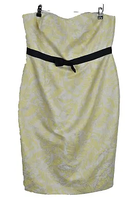 £29.95 • Buy MYLEENE KLASS Yellow Dress Size Uk 16 Womens Outerwear Outdoors Womenswear