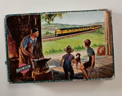 Vintage 1940's Chicago NorthWestern Railroad Playing Cards Unopened • $125