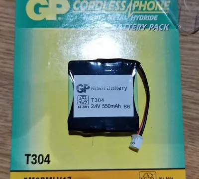 £3.80 • Buy GP T304 Battery 5M2BMLV1Z 550mAh 2.4V