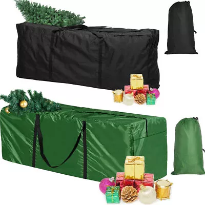 CHRISTMAS TREE STORAGE BAG Large Artificial XMAS Zip Home Sack Holder Heavy Duty • $14.99