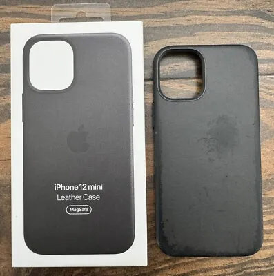 Apple MHKA3ZMA Leather Case For Apple IPhone 12 Mini - Black • $3.99