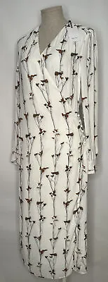 REISS Renae Floral Faux-Wrap Dress SZ 6 • $40