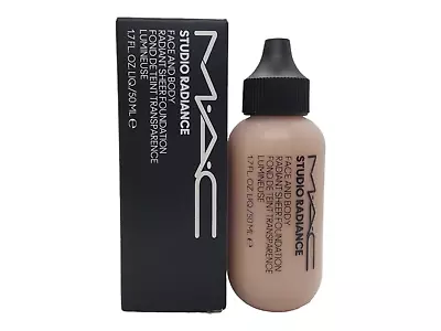 MAC Studio Radiance Face And Body Sheer Foundation 1.7 Oz 50ml Choose Your Shade • $24.98