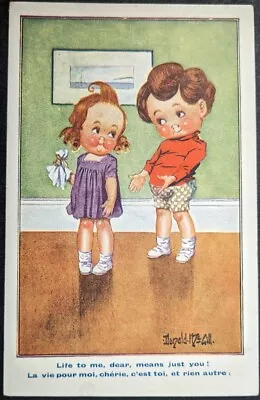 Donald Mcgill Girl & Boy Humour Comique Inter Art 2801 Postcard • £1