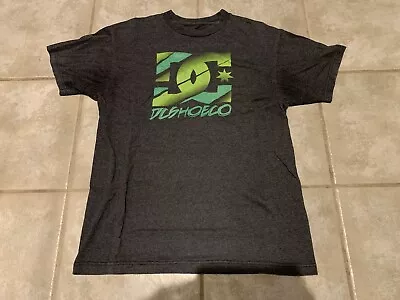 VINTAGE DC Shoes Shirt Medium Skateboarding DCSHOECO DC Gray Y2K Retro Tony Hawk • $24.95