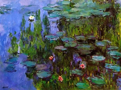 Gardens By Claude Monet Art Painting Print • $16.99