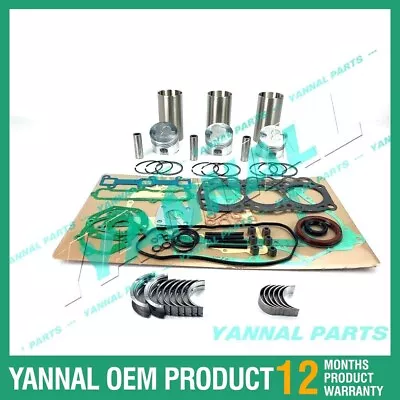 Overhaul Engine Rebuild Kit Parts For Mitsubishi L3E-61SDH L3E Engine • $506.90