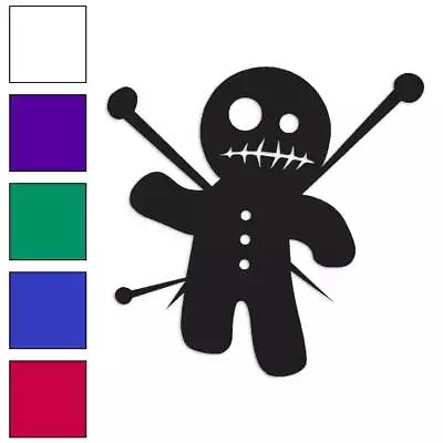 Pincushion Voodoo Doll Vinyl Decal Sticker Multiple Colors & Sizes #723 • $23.95