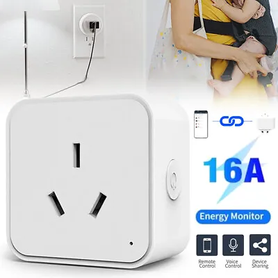 Tuya WiFi / Zigbee Smart AU Socket Plug Voice Control For Alexa Google Home AU • $22.89