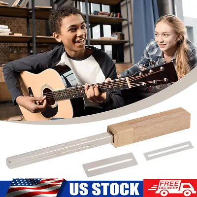 $18.99 • Buy 4 Size Guitar Fret Crowning File Edges Luthier Repair Tool Fretboard Accessory