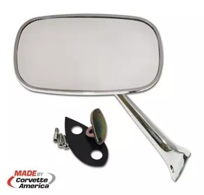 75-79 Corvette C3 Outside Mirror NEW Left Side Driver Side With Mounting Kit • $57.49