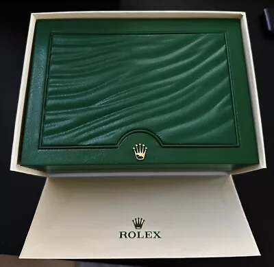 Genuine ROLEX WATCH BOX - Medium - With Outer Sleeve Included (“Triple Boxed”) • $319