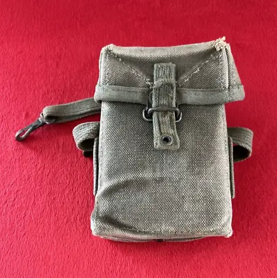 Original US Vietnam War M-1956 Small Arms 30 Rd Ammo Magazine Pouch Dated 1959 • $20