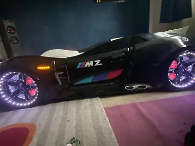 Childs Sports Car Bed - BMW MZ Xtreme Racer Car. Mattress Included. • £350