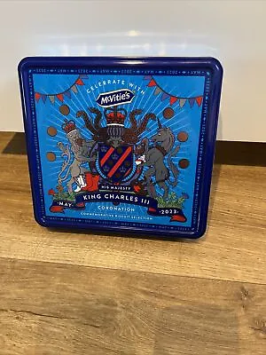 McVities King Charles III Commemorative Coronation Assorted Biscuit Tin Limited✅ • £6.95