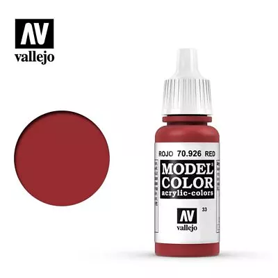 Vallejo Model Colour Acrylic Model Paint 17ml Dropper Bottles - FULL RANGE • £2.70