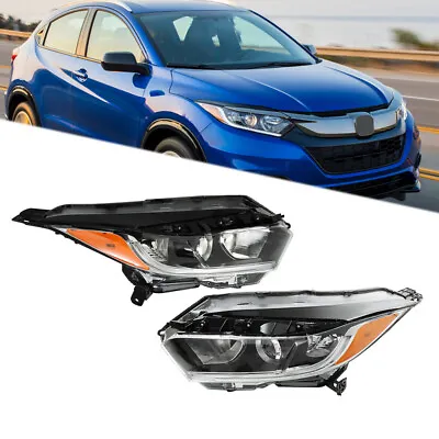 For 2019-2021 Honda Hrv Hr-V Left+Right Side Halogen Headlight W/ LED DRL Clear • $218.55