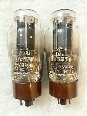 Mullard GZ32 5V4G CV729 Black Plate D Getter Good Testing Values Super Rare • $680