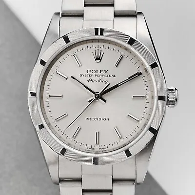 Rolex Oyster Perpetual Air-King 34mm 2003 Box & Papers Automatic Ref. 14010M • £4450