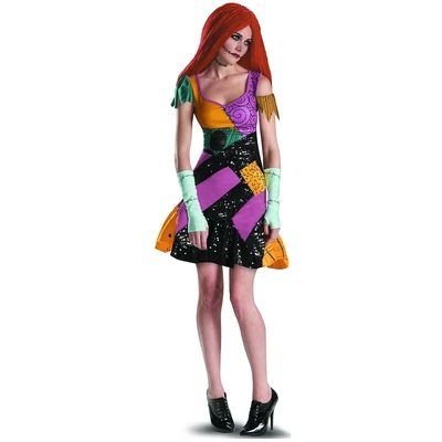 $66.38 • Buy Sally Nightmare Before Christmas Costume Adult Halloween Fancy Dress
