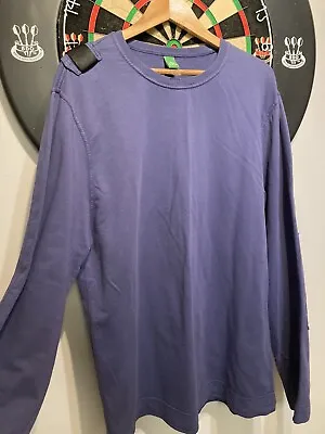 MA. STRUM Long Sleeved T-Shirt  2XL  NAVY BLUE • £43.50