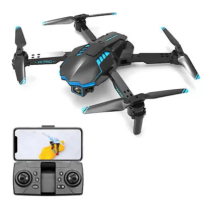 $81.61 • Buy 2023 New RC Drone With 4K HD Dual Camera WiFi FPV Foldable Quadcopter
