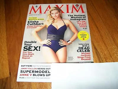 March 2013 Maxim Issue Elisha Cuthbert Cover Excellent Condition Very Rare! • $4.99