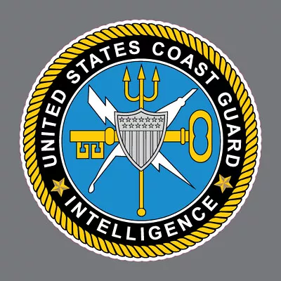 CG-5003 US Coast Guard Intelligence USCG Military Bumper Sticker Window Decal • $4.48