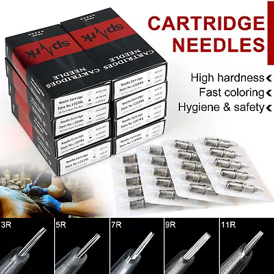 20PCS Spark Universal Tattoo Needles Disposable Tattoo Cartridge Needles RL RS • $10.99