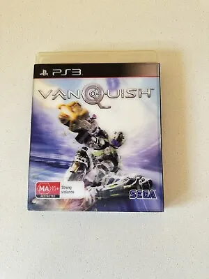 PS3 Game VanQuish MA15+ PAL 2010 Sega Lenticular Cardboard Sleeve Tested. • $12.95