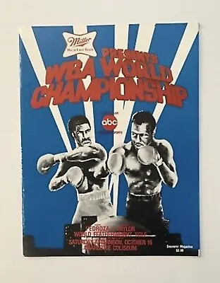 $34.99 • Buy Boxing Program Eusebio Pedroza - Bernard Taylor - Official Program Oct 1982