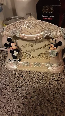 £10 • Buy Walt Disney Parks Mickey & Minnie Mouse Wedding Photo Frame For 3.5 X5  Photos