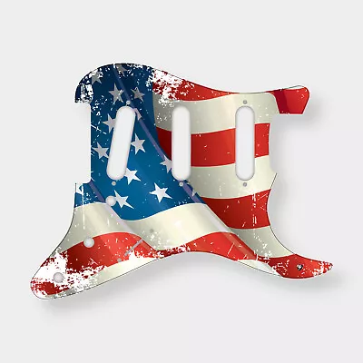 £68.21 • Buy Fender Strat Custom Graphic Pickguard 8 11Hole Vintage US Flag By Stormguitar