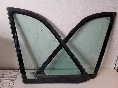 1986-1993 VOLVO 240 SEDAN  PAIR REAR Quarter WINDOW GLASS Left & Right OEM • $89.99