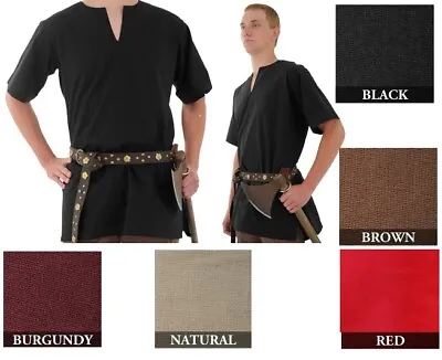 Medieval Shirt Tunic LARP SCA Viking  Cosplay Costume Renaissance By GDFB-SAY • $24