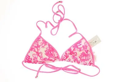 Milly Cabana 267778 Women's Pink Bikini Top Swimwear Size P • $84.15