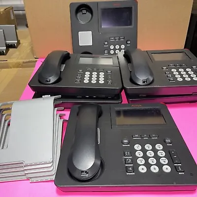 $795 • Buy (Lot Of 100) Avaya 9641G Digital Business Telephone Black W/Stands And Handsets