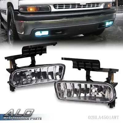 Clear Bumper Fog Lights Driving Lamps Fit For 00-06 Chevy Suburban/ Tahoe • $17.80