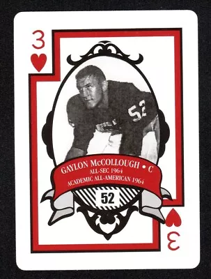 Gaylon McCollough Alabama Crimson Tide Vintage Football Playing Card • $2.69
