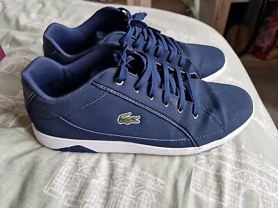 Lacoste Trainers Blue Size 10 • £21