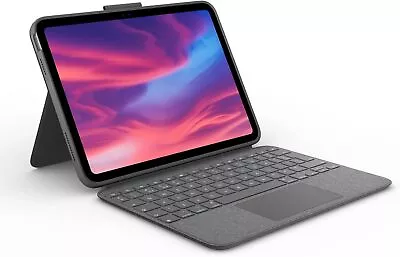 Logitech Combo Touch Keyboard Case For Apple IPad 10th Gen. - Oxford Grey • £157