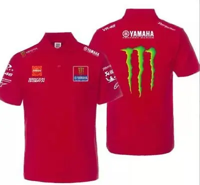 YAMAHA Men's Casual Sporty Short-Sleeved T-shirt Racing Short Sleeve Shirt Tee H • £10.39