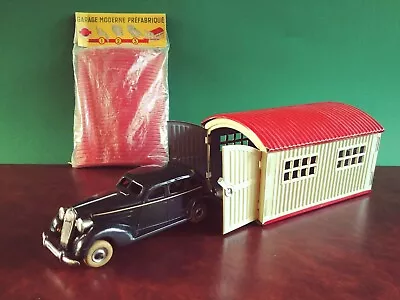 Joustra Tin Construction Garage W/ Or. Box Tinplate • $75