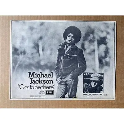 MICHAEL JACKSON GOT TO BE THERE MEMORABILIA Original Music Press Advert From 197 • £7