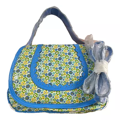 VERA BRADLEY Frill Purse Two In One Shoulder Bag English Meadow Crossbody Strap • $18.46