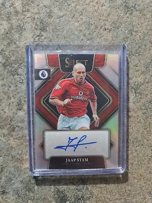 Jaap Stam 2022-23 Panini Select EPL Auto Silver Prizm Manchester United • £49.99