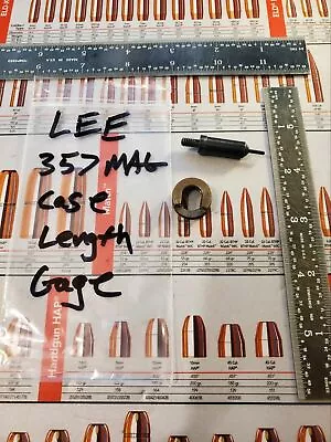 Lee Case Length Gauge And Shell Holder For Trimmer 357 MAG Used • $4.95