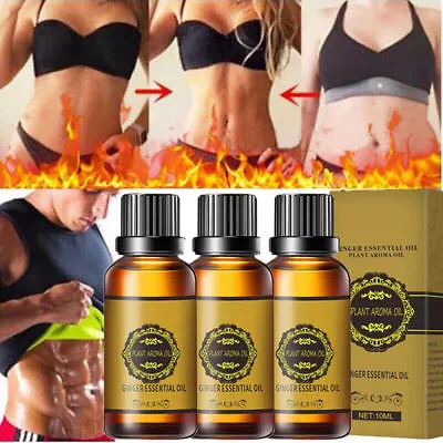 $9.98 • Buy EELHOE Belly Drainage Ginger Oil Lymphatic Drainage Body Massage Natural Essence