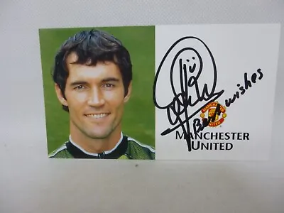 Raymond Van Der Gouw Signed Club Card  Man Utd Manchester United • £12